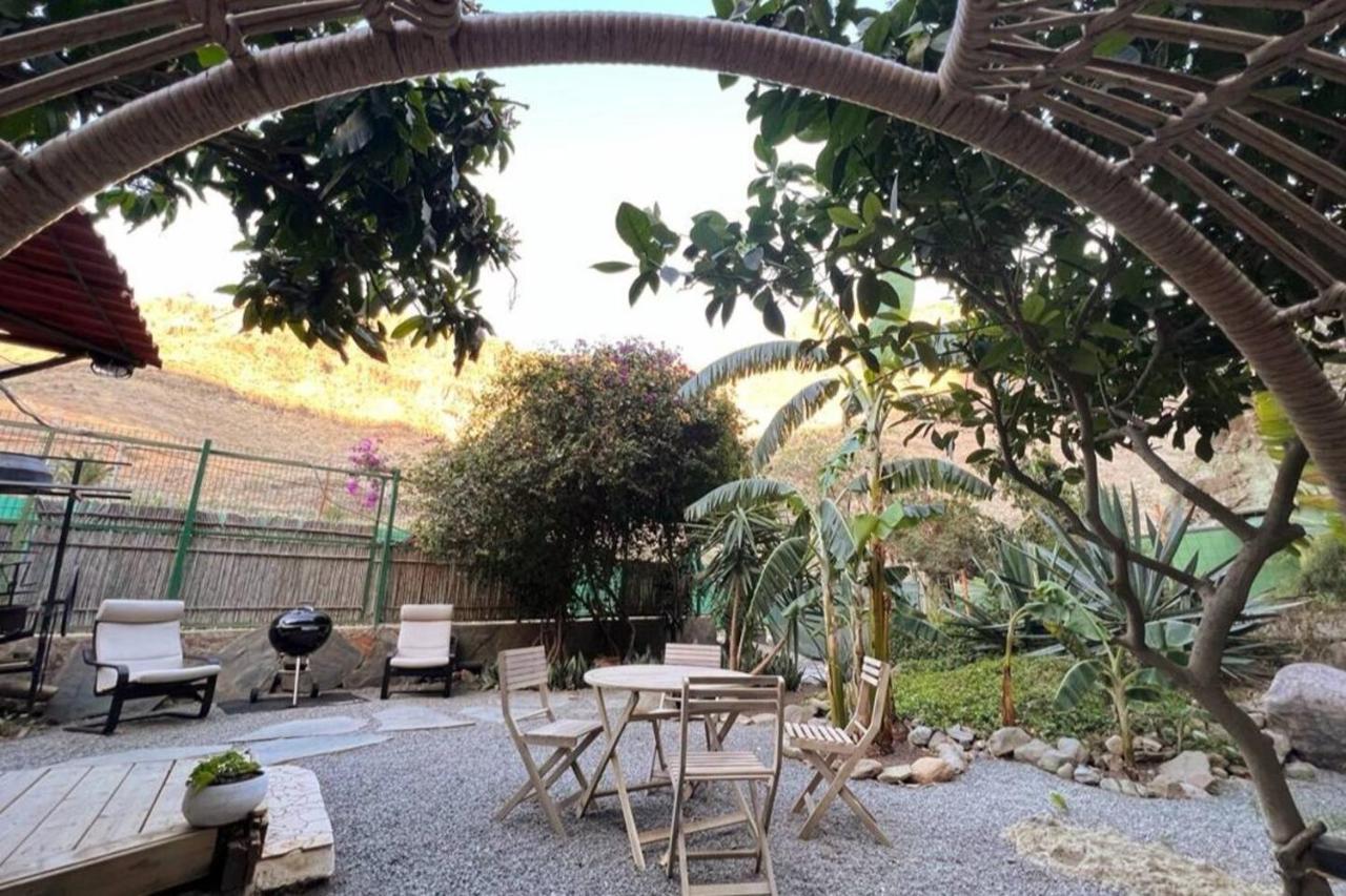 Lodge Nature In Quiet Montain - Private Jaccuzi And Garden, Wifi - La Lezardiere San Bartolome Bagian luar foto